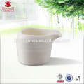 Ceramic dinner set tableware wholesale white novelty milk jug
